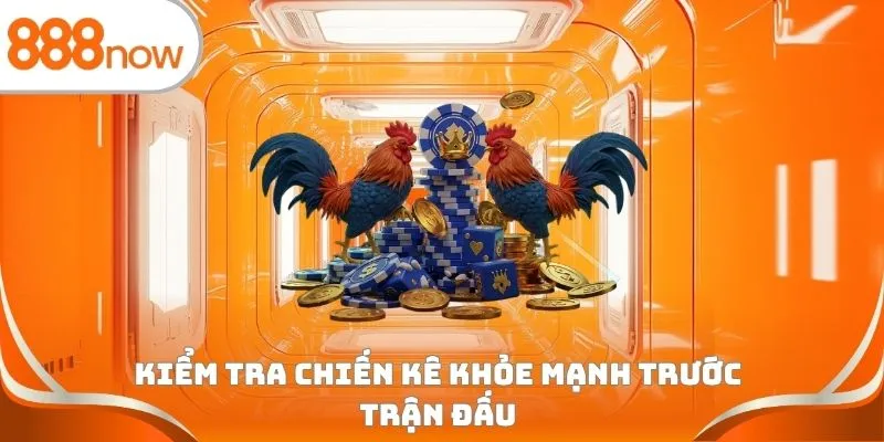 Kiểm tra chiến kê khỏe mạnh trước trận đấu